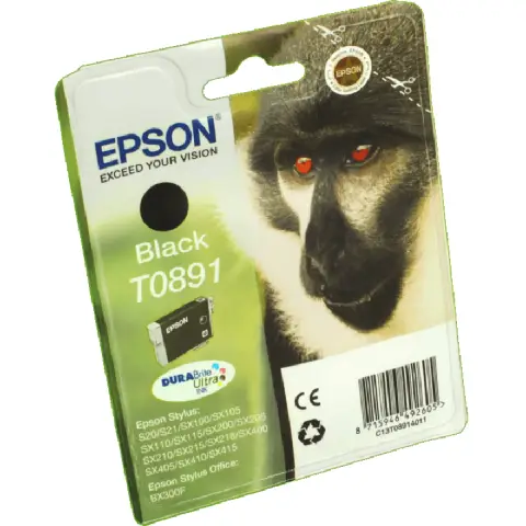 Tusz  Epson T0891 do  Stylus  S20, SX-100/105/200/205  | 5,8ml | black